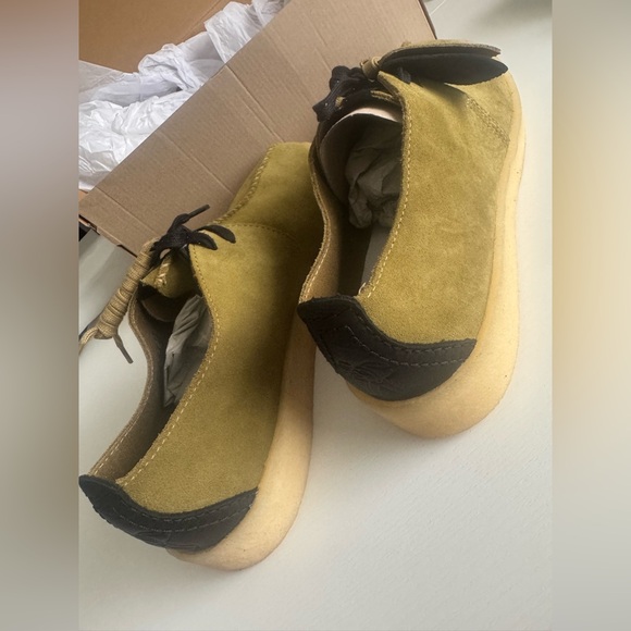 Clarks Originals Men's Trek Cup Mid Green Suede 26173632 - Picture 5 of 8